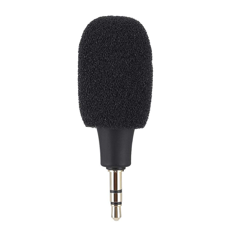 ASHATA PC Microphone, Mini Portable Condenser HD Microphone with 3.5mm Microphone Jack Aluminum Microphone, Condenser Microphone for Cell Phone Voice Recorder for Tablet PC, etc.