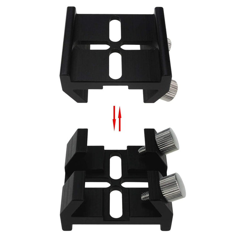 Astromania Universal Dovetail Base for Finder Scope - Ideal for Installation of Finder Scope, Green Laser Pointer Bracket Hole Spacing 10.2-30.2MM