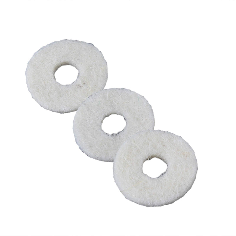 BQLZR Beige 12mm Dia Piano Felt Front Rail Regulating Punchings Keyboard Balance Washers Repair Parts Pack of 90