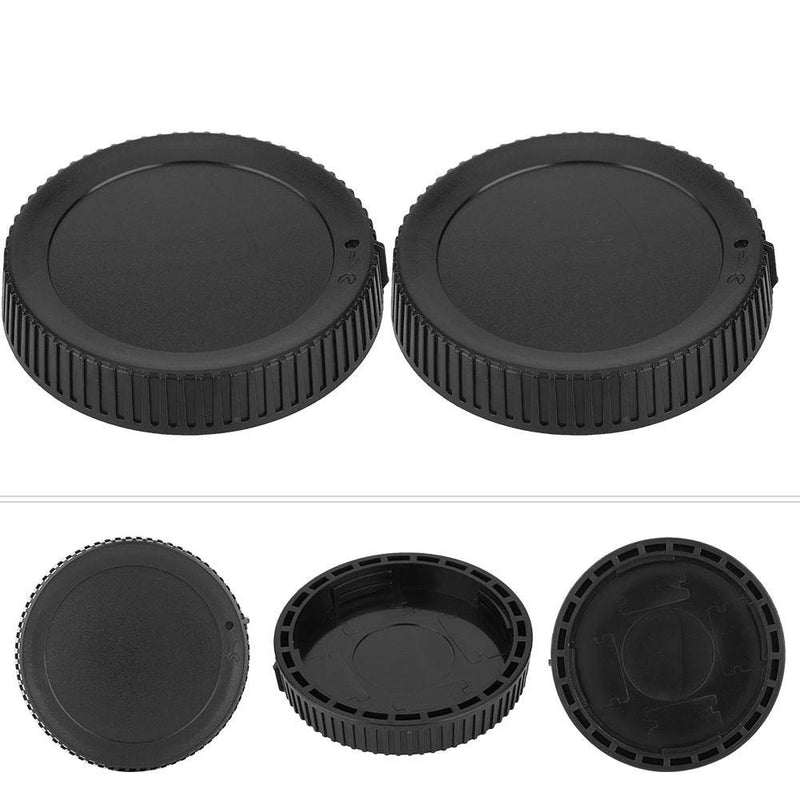 2Pcs Camera Lens Cap Lens Cover for Nikon Z6 Z7 Z50 and Z-Mount Camera - Black