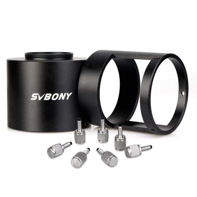 SVBONY SV123 Spotting Scope Adapter for Camera Connect to Spotting Scope Fits SV46 Spotting Scope and Eyepiece Outer Diameter 49mm to 58mm