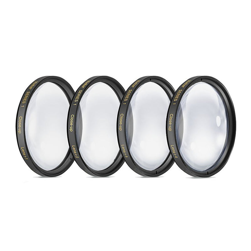 77mm Close-Up Filter Set (+1, 2, 4 and +10 Diopters) for Nikon COOLPIX P1000 16.7 Digital Camera