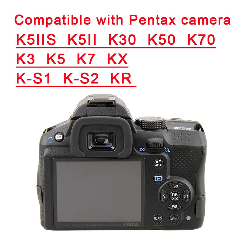 [AUSTRALIA] - FR Eyecup Eyepiece Viewfinder Compatible with Pentax K5IIS K5II K30 K50 K7 K5 K3 Camera, Replacement for Pentax FR Eyecup (2 Pack) 