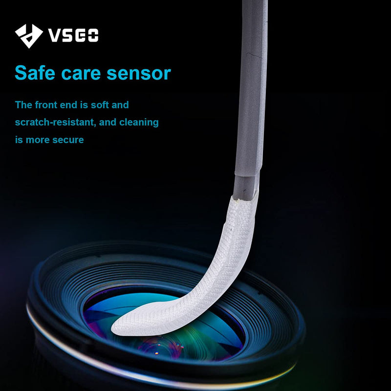 VSGO 12 Pcs Digital Camera Cleaning Swab APS-C Sensor Cleaning Swabs for DSLR or SLR Digital Camera