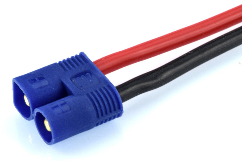 EC3 Connector Plug -> 4mm Banana Plugs Battery Charge Lead Adapter Cable - 2 Pack - Apex RC Products #1405