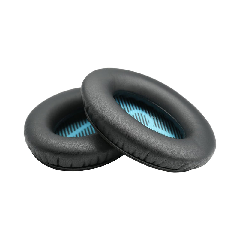 [AUSTRALIA] - Replacement Ear-Pads for Bose QuietComfort QC 2 15 25 35 Ear Cushions for QC2 QC15 QC25 QC35 SoundLink/SoundTrue Around-Ear II AE2 Headphones (Black) Black 