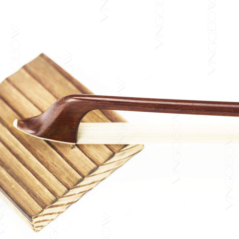 Upright Double Bass Bow Half 1/2 Size German Model Natural Horsehair VINGOBOW 300BG 72 cm Brazilwood Stick Ebony Frog Warm Tone Natural Horse Hair Straight Stick Smooth Tuner Easy Rosin