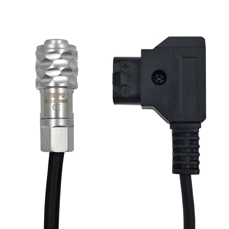 LSYRIA BMPCC 4K 6K 6KPro to D Tap Power Cable for Blackmagic Pocket Cinema Camera Gold Mount V Mount Battery Weipu 2 Pin SF6 Female to P Tap, 59 inch