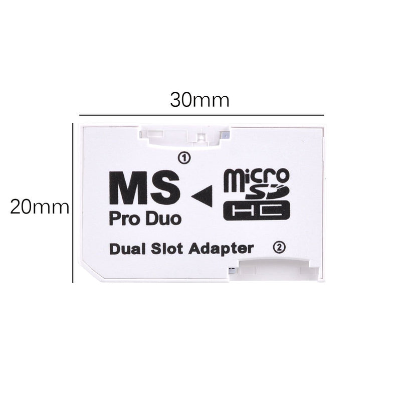 UCEC Dual Slot Micro SD/SDHC to Memory Stick Pro Duo Adapter for PSP Sony