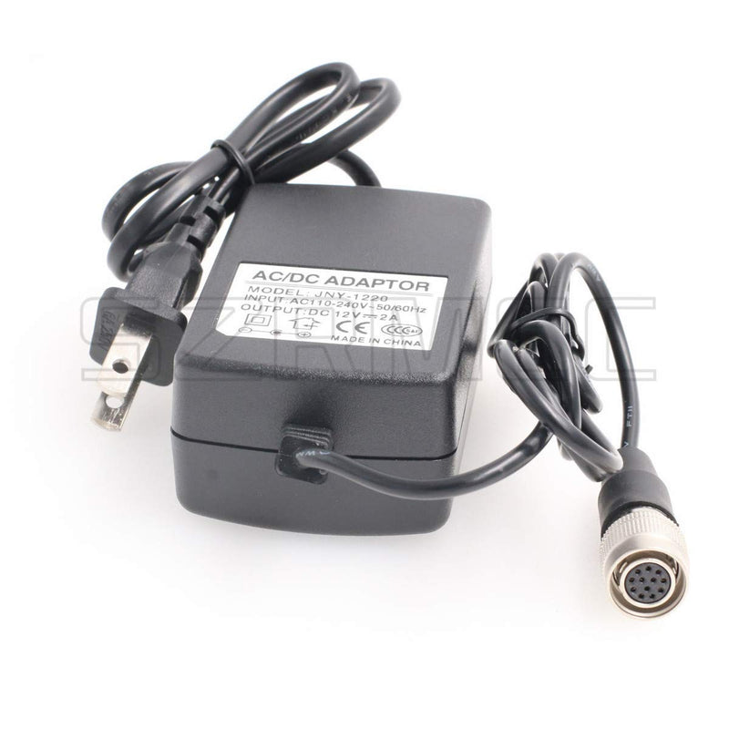 SZRMCC Basler GigE Camera Hirose 12 pin AC DC Power Supply Adapter 12V 2A