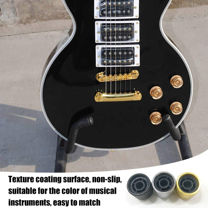 6 Pcs Guitar Knobs, NALCY Metal Volume Tone Dome Knobs Volume Control Knobs for Electric Guitar Bass With Inner Hexagon Spanner