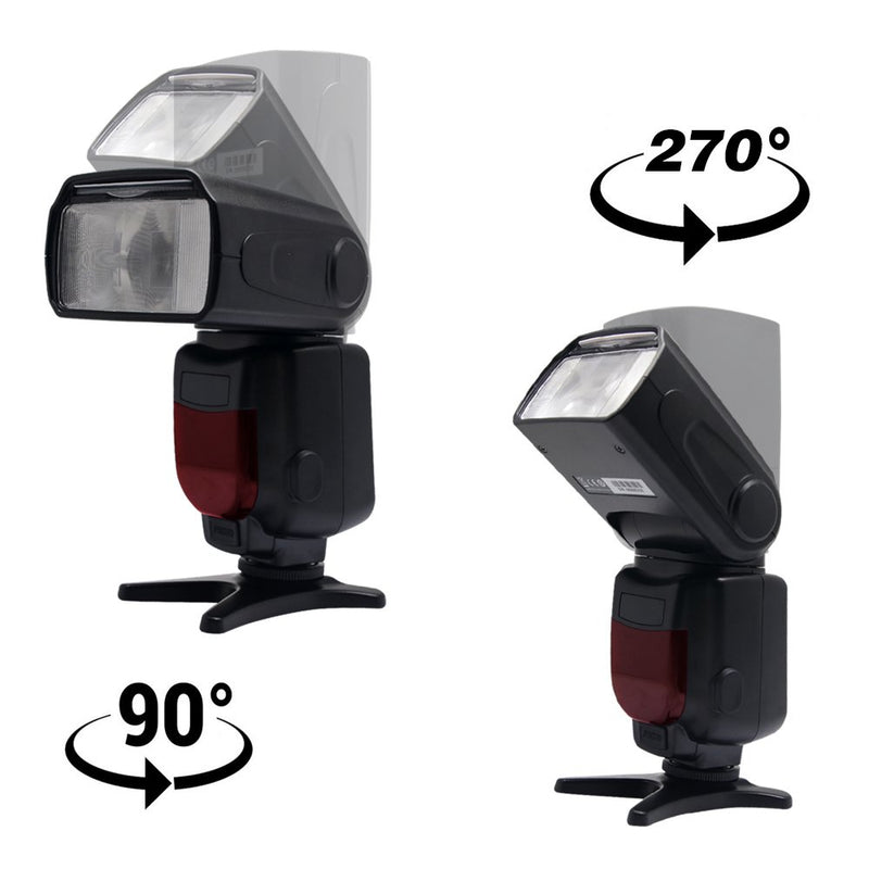 Venidice TTL Flash Speedlite Auto-Focus Flash for Canon 80D 70D 60D 50D 6D 5D 5DS and Other DSLR Cameras TTL VD-650