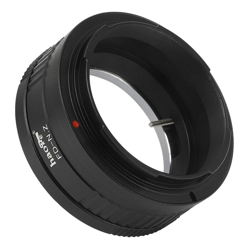 Haoge Manual Lens Mount Adapter for Canon FD Lens to Nikon Z Mount Camera Such as Z7II Z6II Z6 Z7