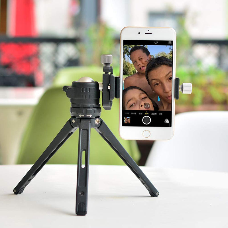 CAVIX LS-02 Tabletop Travel Tripod with 360° Ball Head for DSLR, Digital Cameras, Camcorders, Smartphone