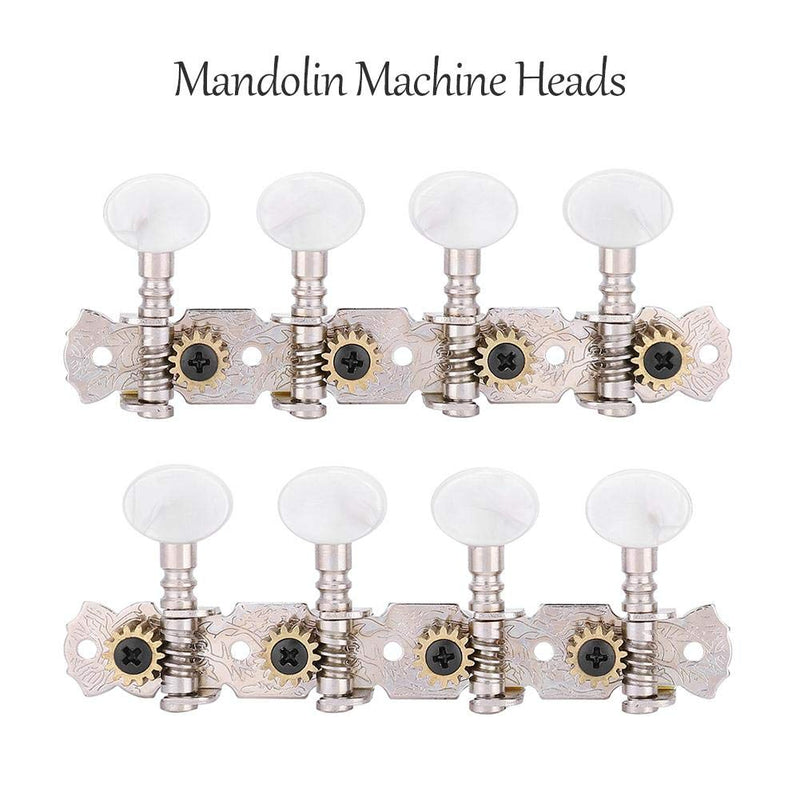 Mandolin Tuning Pegs, 4L4R Machine Heads String Tuning Pegs for 8 Strings Mandolin Instruments Accessory