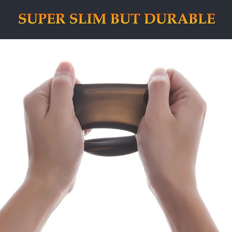 [AUSTRALIA] - SOULWIT Silicone Ear Pads Cover Protector for Bose QuietComfort 15 QC15 QC25 QC2 QC35 QC45/Ae2 Ae2i Ae2w/SoundTrue & SoundLink AE Headphones Cushions, Sweatproof, Easily Washable - Black 