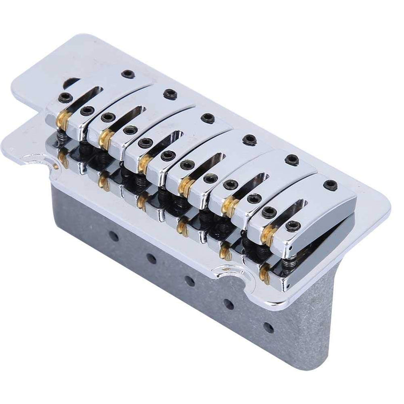 Guitar Tremolo Bridge Set, 6 Strings High Strength Metal Guitar Tailpiece Tremolo Guitar Replacement Part Accessory