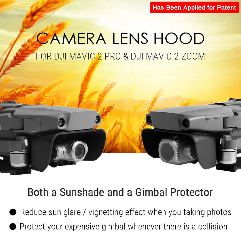 Arzroic Mavic 2 Lens Hood Sun Shade Gimbal Protector Cover Camera Lens Cover Guard Accessories for DJI Mavic 2 Pro/Zoom