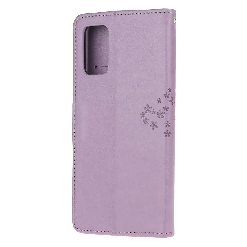 Samsung Galaxy S10 Lite / A91 Case Shockproof 3D Owl Tree Leather Flip Wallet Phone Cases ID Credit Card Slots Kickstand Magnetic Closure TPU Bumper Cover for Samsung S10 Lite / A91 Light Purple