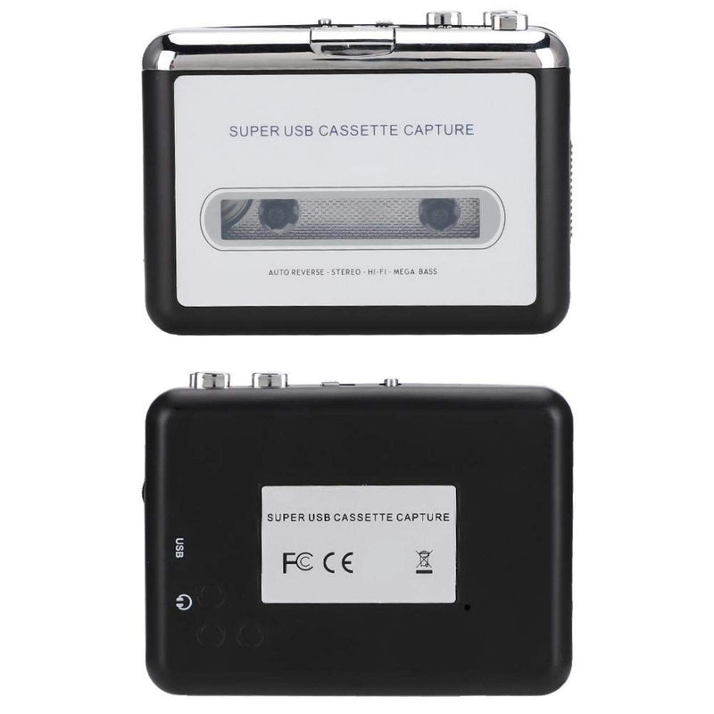 Portable Cassette Player, Cassette to MP3 Converter Capture Via USB, USB Cassette Tape to MP3 Stereo Audio Music CD Converter