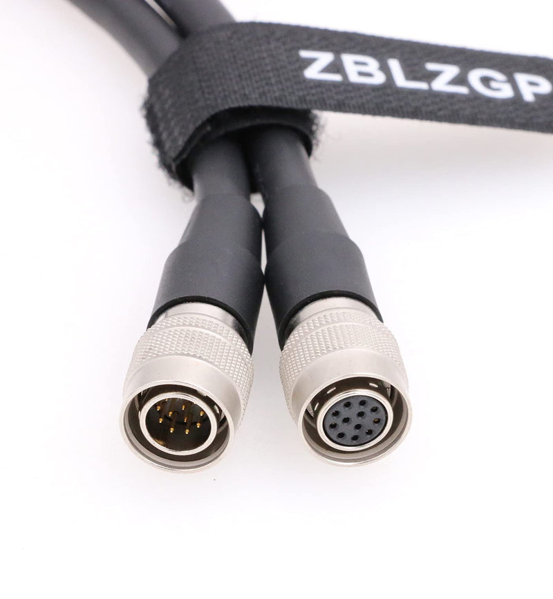 ZBLZGP 12 Pin Hirose Male to 12 Pin Hirose Female Cable for Sony CCXC XC Camera Computer Network (5M) 5M