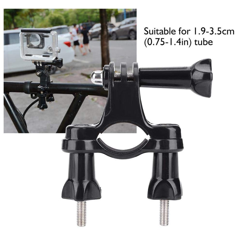 Action Camera Bicycle Screw Mount Holder Set,Portable Handlebar Holder Bracket Bike Grip Mount Support 1.9-3.5cm Tube,Bike Handlebar,Ski Stick,Climbing Cane for Gopro,SJCAM,XiaoYi