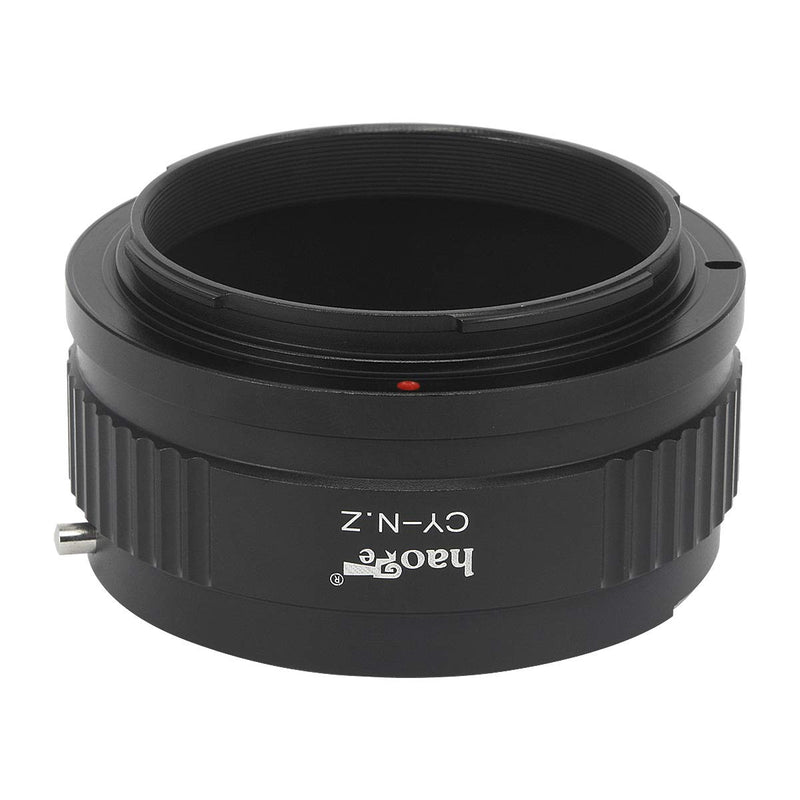 Haoge Manual Lens Mount Adapter for Contax/Yashica C/Y CY Mount Lens to Nikon Z Mount Camera Such as Z6 Z7