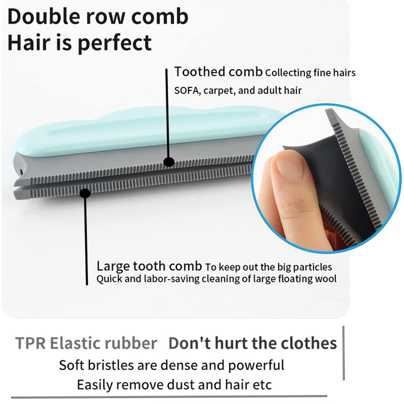 Portable Lint Remover, Pet Hair Remover Tool, Clothes Fuzz Shaver - Reusable Double Sided Lint Remover Travel Brush ,Used to Remove Lint Pet Hair Dust on Clothes, Blankets，Sofas (3 Pieces) Brown1