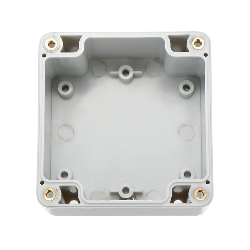 Awclub Waterproof Dustproof IP65 ABS Plastic Junction Box Outdoor Universal Electric Project Enclosure Gray 3.3"x3.2"x2.2"(83mmx81mmx56mm) 3.3"x3.2"x2.2"