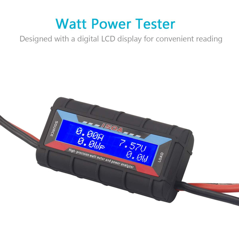 HTRC 150A High Precision RC Watt Meter Power Analyzer Battery Voltage Amp Meter