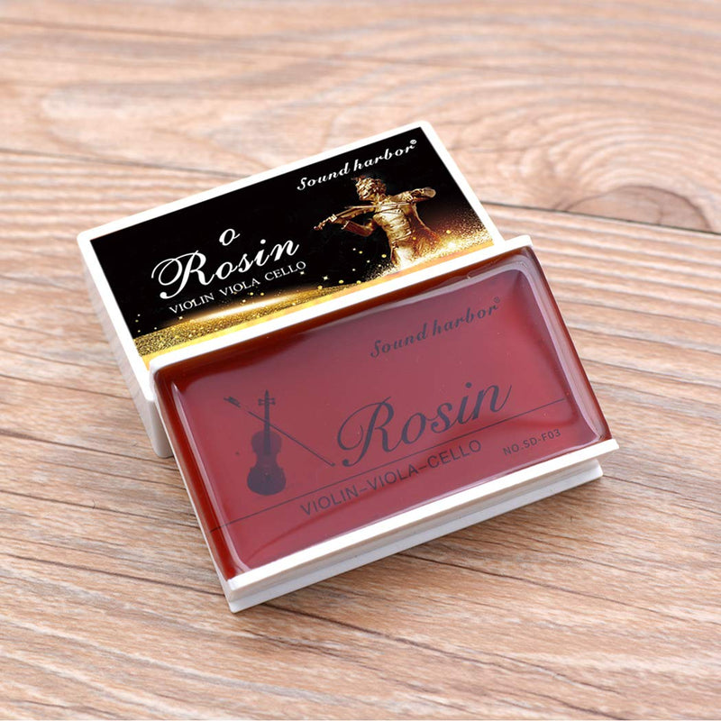 Rosin 2 pack Big size Rosin Natural Rosin for Violin Cello Viola Bows (Red) Red