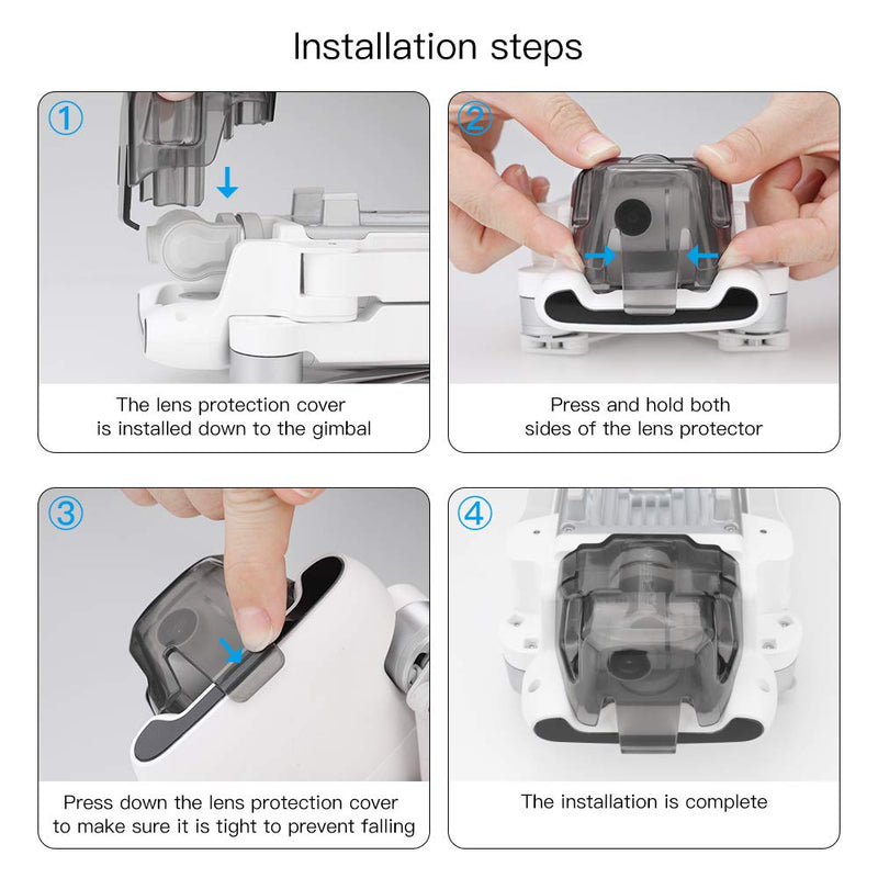 Hooshion Transparent Gimbal Lens Cover Lens Cap Lens Hood Gimbal Protector Lens Guard Protector for FIMI X8SE Drone 2020