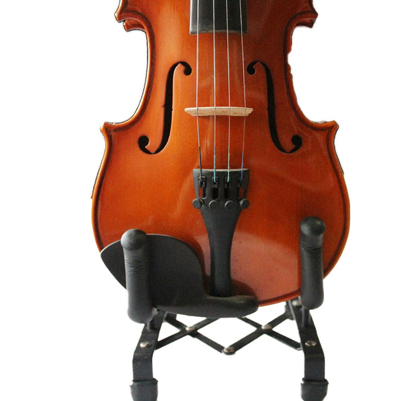 SKY Brand New Metal Violin Viola Stand Lightweight and Foldable Black