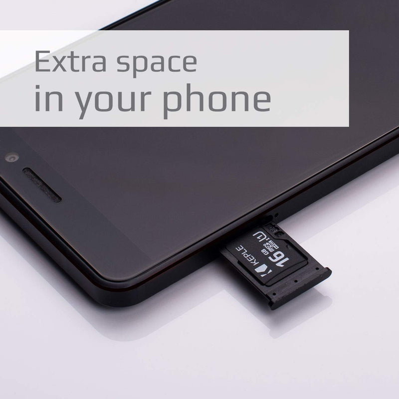 16GB microSD Memory Card by Keple Micro SD Class 10 for Nextbase 112, 212, 312GW, 412GW, 512GW, Ride, Duo HD & Nextbase Mirror, Apeman, Aukey, Toguard, Oldshark, Xuanpad Dash Cam Dashcam DVR | 16 GB 16GB