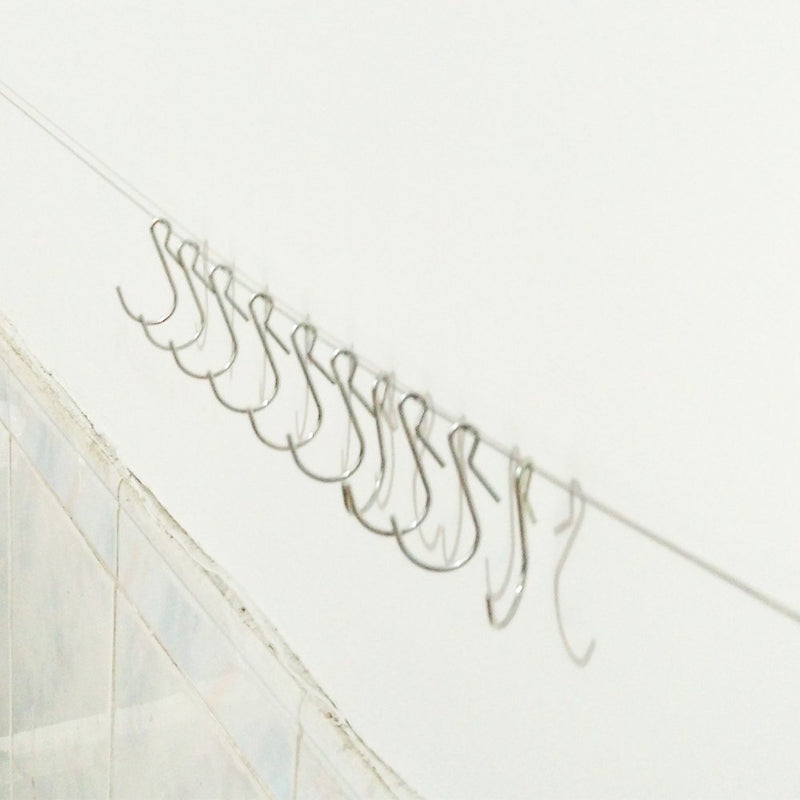 Honbay 50pcs Polished Metal Clip Hanging Hooks