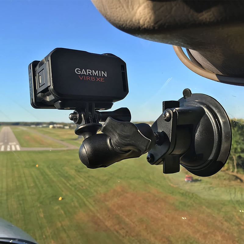 [AUSTRALIA] - Car Windshield Suction Cup Mount for Insta360 ONE X2, ONE X, ONE R, GO 2, GoPro Hero Max Fusin 10 9 Accessories and DJI OSMO Action Camera Dash Cam Holder 
