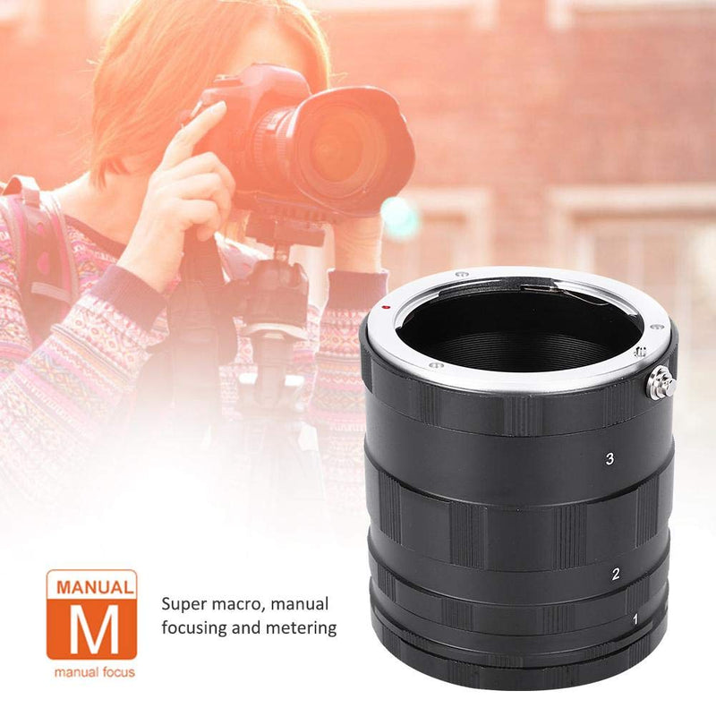 Manual Focusing Macro Extension Tube, Close-Up Lens Adapter Ring for Sony E Mount NEX Camera Lens A7 A7R A7S NEX-7 6 5T 5C 5R 5N F3 C3 3 A6000 A5100 A5000