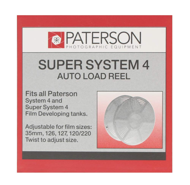 Paterson #119 Adjustable Plastic Auto Load 35mm, 126, 127, 120 and 220 film developing Reel