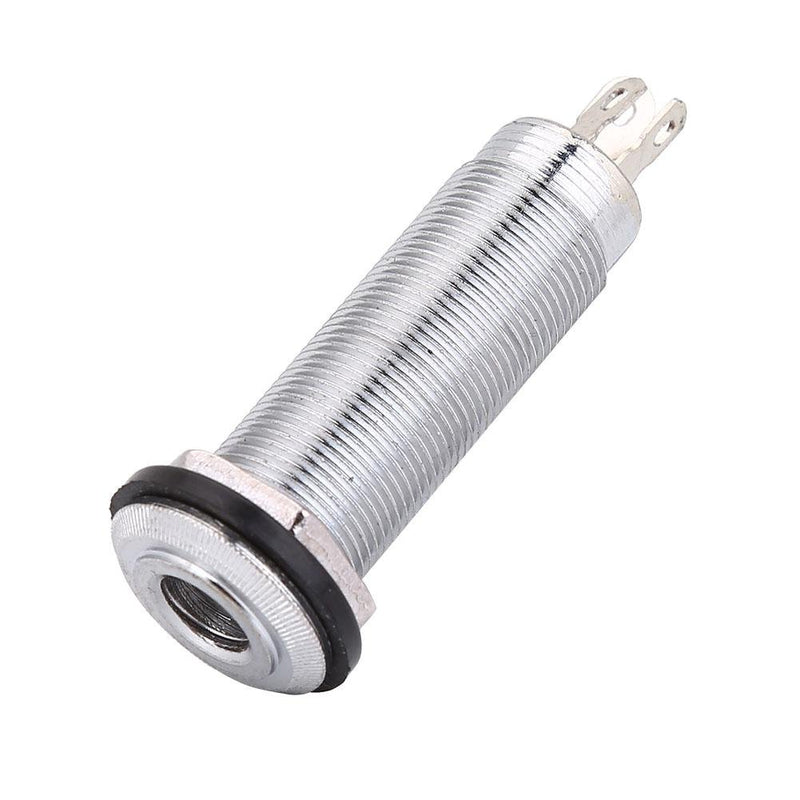 [AUSTRALIA] - Bnineteenteam Guitar Output Jack Plug Socket, Threaded Cylinder Guitar Socket Connector 1/4inch for Electric Guitar Bass sliver 