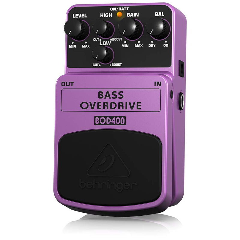 [AUSTRALIA] - Behringer Bass Overdrive BOD400 Authentic Tube-Sound Overdrive Effects Pedal,Purple Purple 