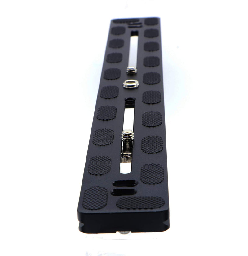 HITHUT PU-300 300mm Universal Lengthened Quick Release Plate Slide Rail with D-Ring Screw for Tripod Ball Head DSLR Camera, Arca-Swiss Compatible