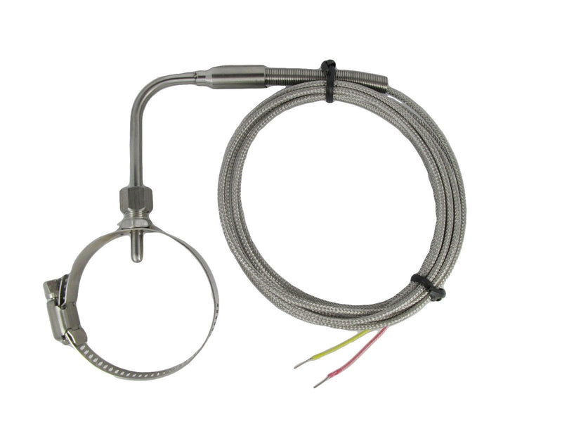 Exhaust Gas Temperature Sensors K Type Adjustable Insert Length with Clamp (1~2 Inch)