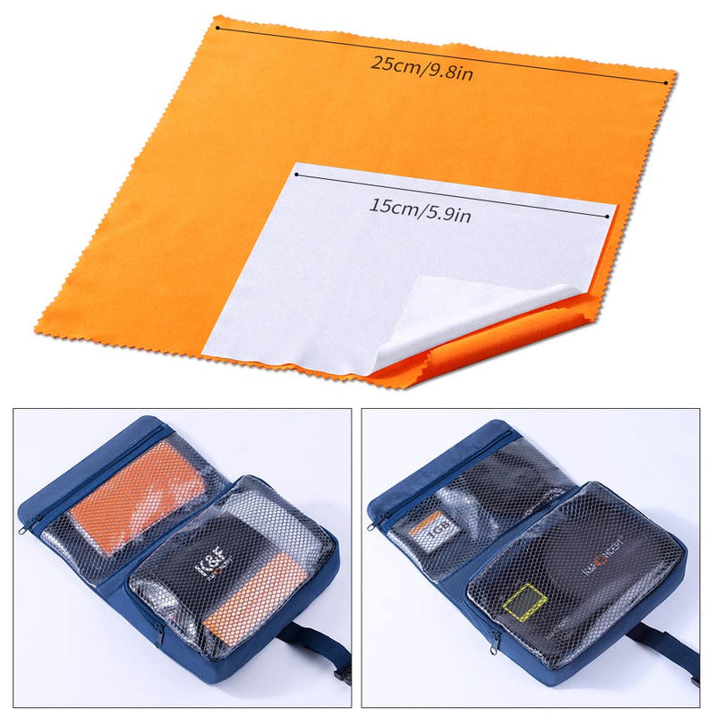 K&F Concept 8-in-1 Professional DSLR & Mirrorless Camera Sensor Cleaning Kit 8 x APS-C + 2 x Full Frame Cleaning Swabs + 8 x Cleaning Cloths/Gloves/Air Blower/Cleaning Brush with Carry Case