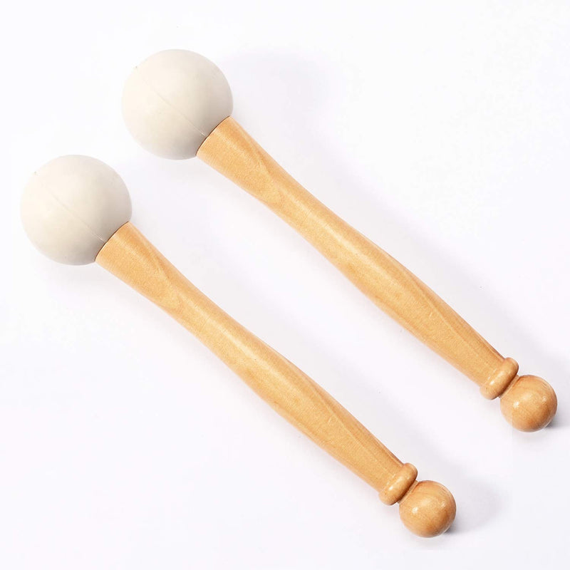 Two rubber mallets for Playing Crystal Singing Bowl 2 PCS