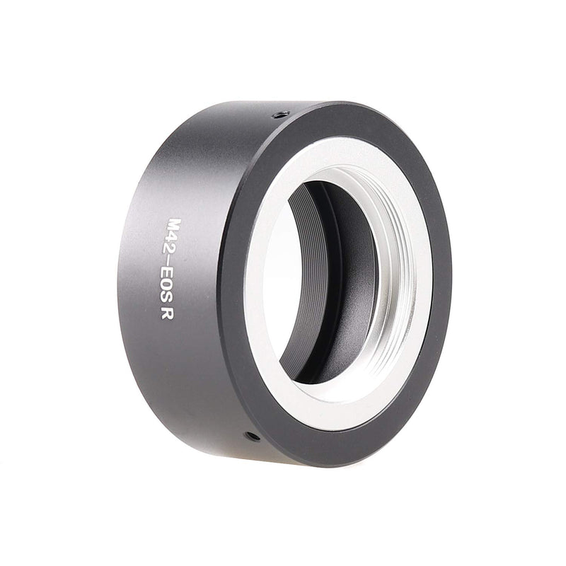 FocusFoto Lens Mount Adapter Ring for M42 Screw Lens to Canon EOS R RP R5 R6 RF Mount Mirrorless Camera