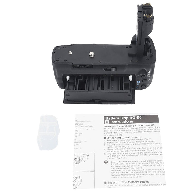 [AUSTRALIA] - DSTE Replacement for Pro BG-E6 BGE6 Vertical Battery Grip + 2X LP-E6 LP-E6N Compatible Canon EOS 5D Mark II 5D2 SLR Digital Camera 