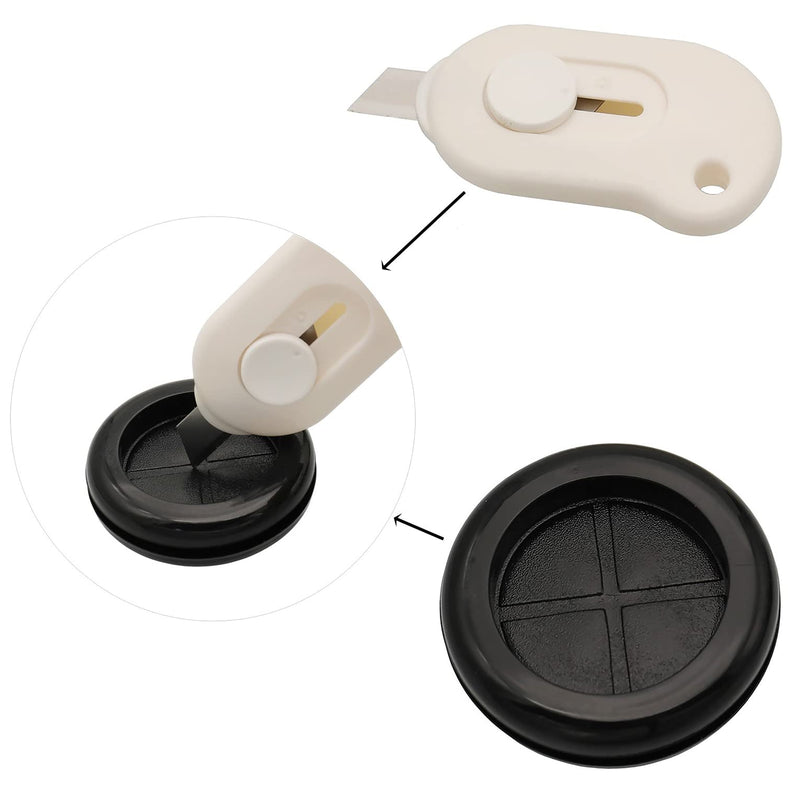 [AUSTRALIA] - Didamx 65Pcs 6 Sizes Rubber Grommet Double Side Round Rubber Hole Plug Kit, Drill Hole 5/8" 13/16" 7/8" 1" 1-3/16" 1-1/2" 