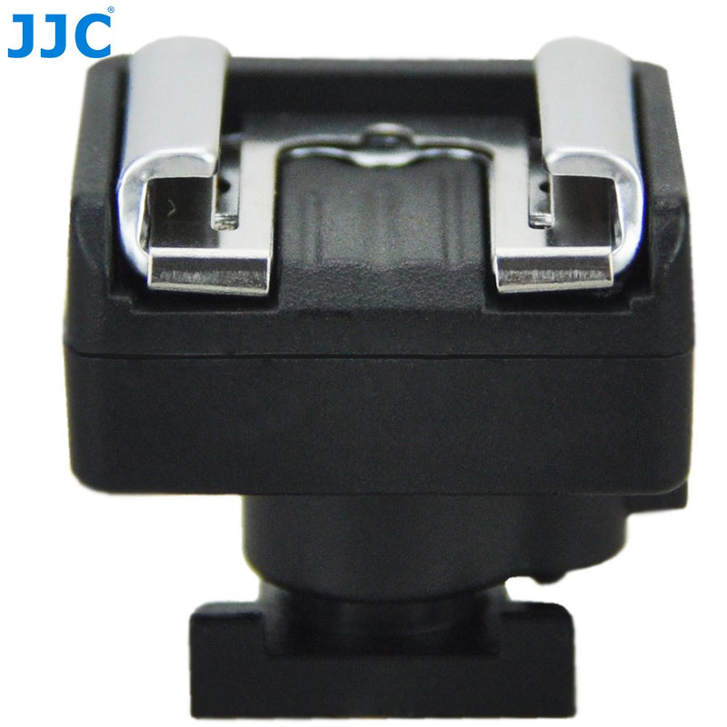 JJC Mini Advanced Shoe to Universal Shoe Adapter Converter Microphone Flash Light Holder for Canon Camcorder VIXIA HF G40 G21 G30 G20 GX10 M56 M52 M30 M31 M32 M300, HF S20 S21 S100 S200, HF200 HF20 21