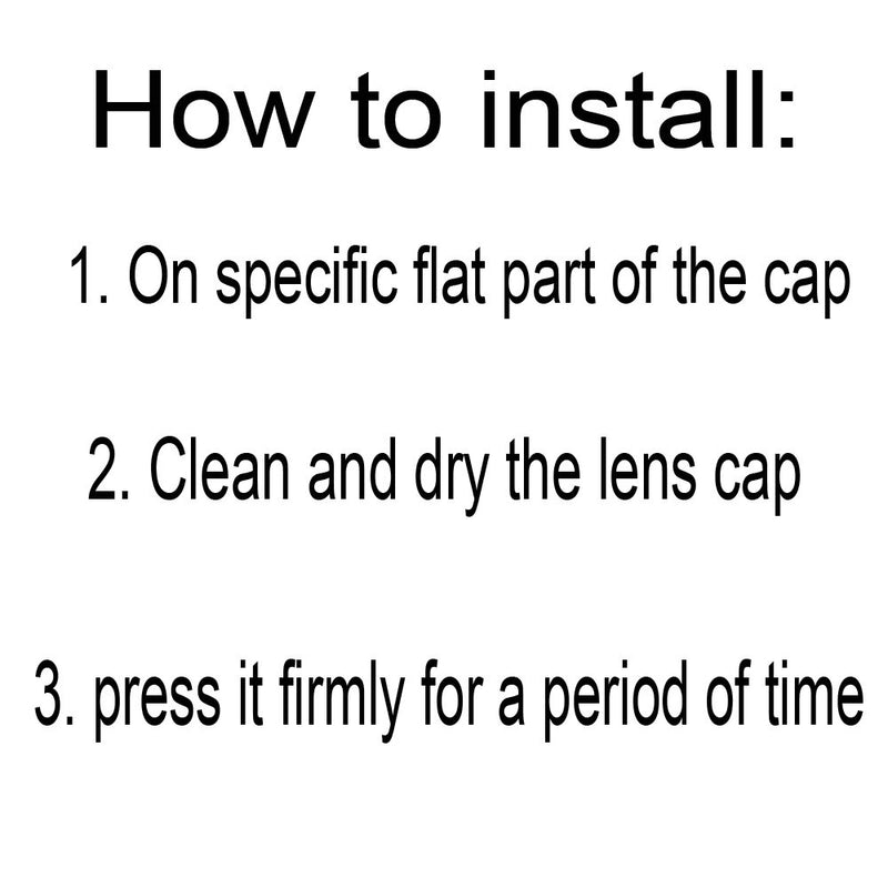 Foto&Tech Camera Lens Cap Keeper Holder with Elastic String Anti-Loss for Canon, Nikon, Sony, Panasonic, Fujifilm, Pentax, Sigma DSLR/SLR/Evil/Mirrorless Cameras Video Cameras (3 Pack) 3 Pack