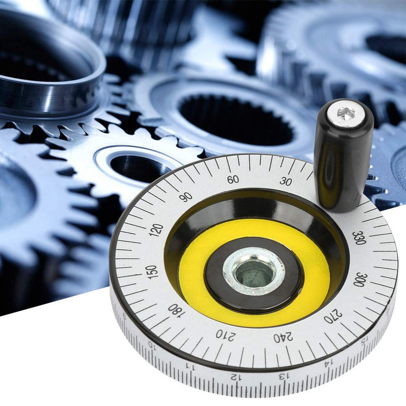 Hand Wheel,1pcs 80mm Solid Bakelite Hand Wheel Scale Handwheel Machinery Accessaries for Milling Machine,Lathes,Grinders,etc